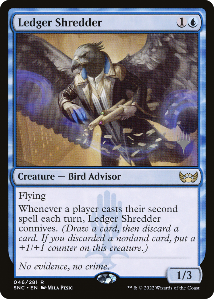 Ledger Shredder (PPSNC-046) - Streets of New Capenna Promos Foil