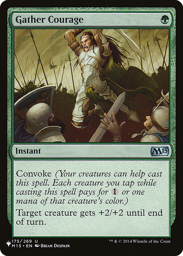 Gather Courage (LIST-M15-175) - The List