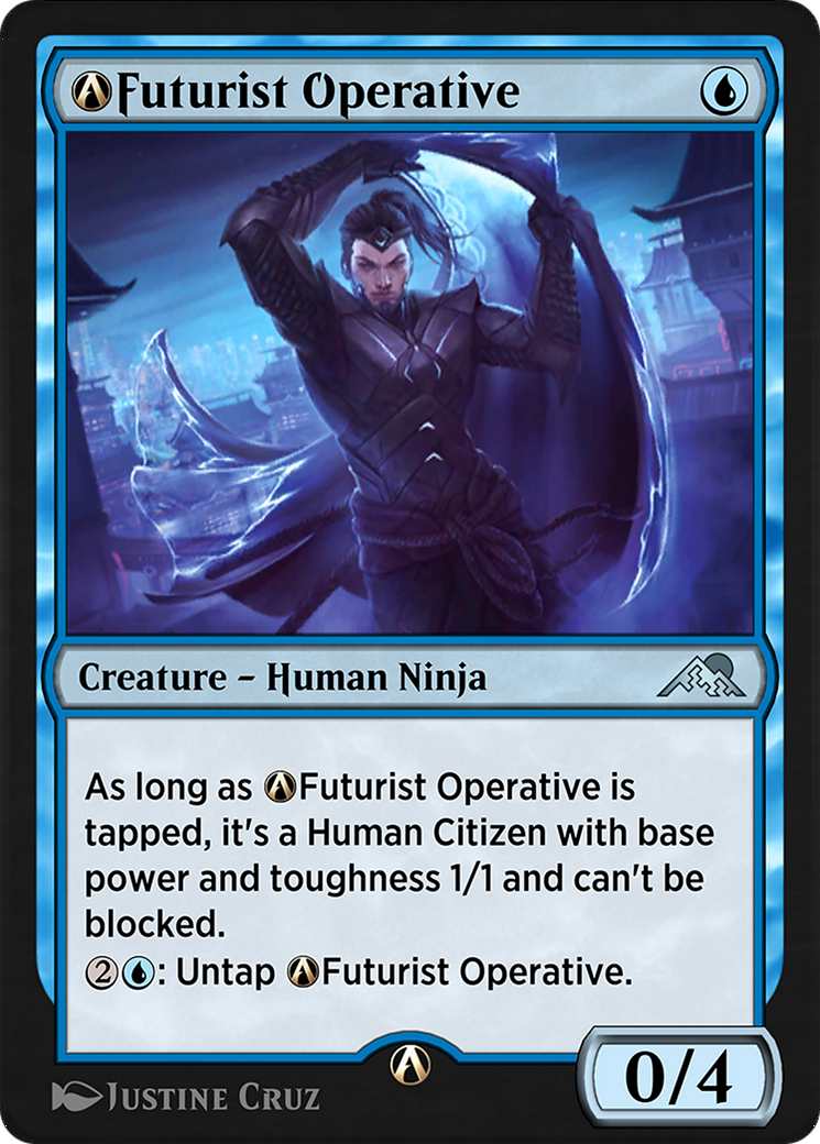 A-Futurist Operative (NEO-A-53) - Kamigawa: Neon Dynasty