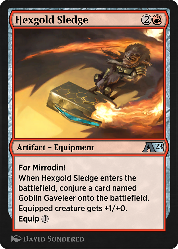 Hexgold Sledge (YONE-011) - Alchemy: Phyrexia