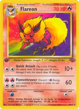 Flareon (19) 019 - Unlimited Jungle - Rare