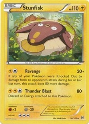 Stunfisk 056 XY BREAKthrough - Uncommon