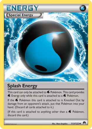 Splash Energy 113 XY BREAKpoint - Uncommon