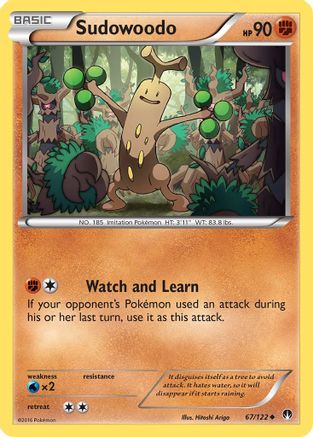 Sudowoodo 067 XY BREAKpoint - Uncommon
