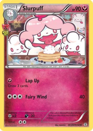Slurpuff RC20 - Holofoil Generations Radiant Collection - Uncommon
