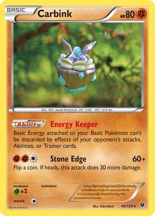 Carbink (49) 049 XY Fates Collide - Rare