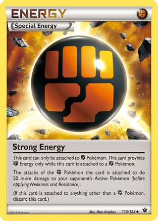 Strong Energy 115 - Reverse Holofoil XY Fates Collide - Uncommon