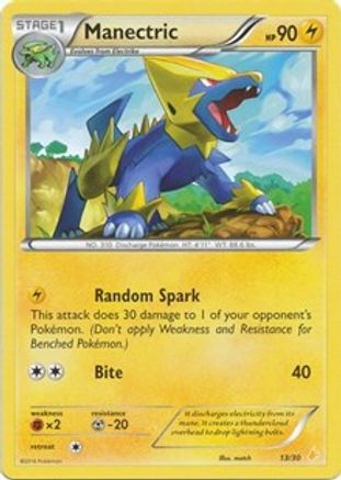Manectric (22) XY Trainer Kit Pikachu Libre & Suicune - Common