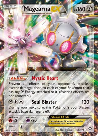 Magearna EX 075 - Holofoil XY Steam Siege - Ultra Rare