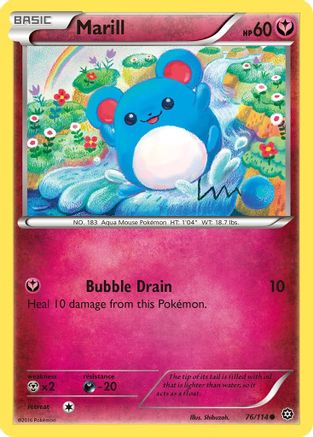 Marill 076 XY Steam Siege - Common