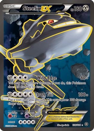 Steelix EX (Full Art) 108 - Holofoil XY Steam Siege - Ultra Rare