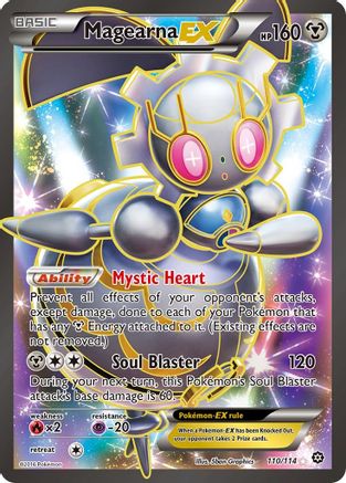 Magearna EX (Full Art) 110 - Holofoil XY Steam Siege - Ultra Rare
