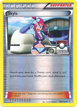 Skyla 134/149 - Reverse Holofoil League & Championship Cards - Promo