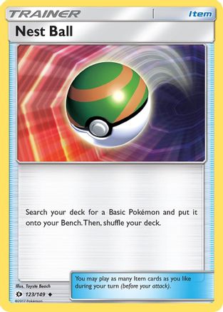 Nest Ball 123 SM Base Set - Uncommon