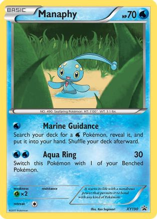 Manaphy XY190 - Holofoil XY Promos - Promo