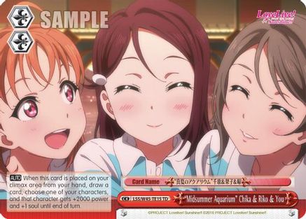 "Midsummer Aquarium" Chika & Riko & You (LSS/W45-TE15 TD) - Love Live! Sunshine!!