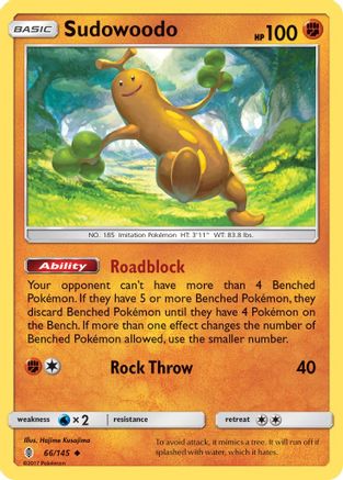 Sudowoodo 066 SM Guardians Rising - Uncommon