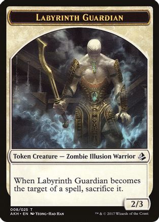 Labyrinth Guardian // Insect Double-Sided Token (AKH-8 // 19) - Amonkhet