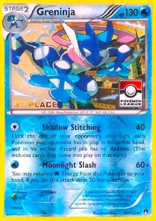 Greninja 040/122 - Reverse Holofoil League & Championship Cards - Promo