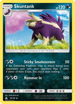 Skuntank - Reverse Holofoil SM Ultra Prism - Uncommon