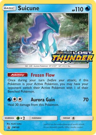 Suicune - SM149 (Prerelease) - Holofoil SM Promos - Promo