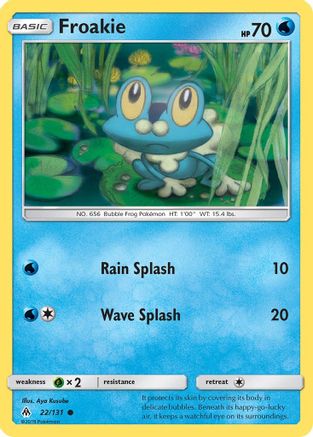 Froakie (22) 022 - Reverse Holofoil SM Forbidden Light - Common