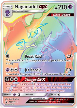 Naganadel GX (Secret) - Holofoil SM Forbidden Light - Secret Rare