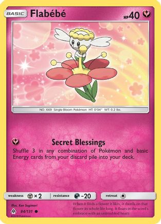 Flabebe (84) 084 SM Forbidden Light - Common