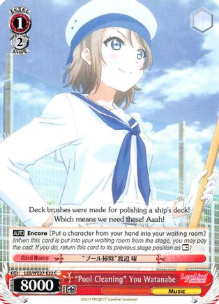 "Pool Cleaning" You Watanabe (LSS/WE27-E32 C) - Love Live! Sunshine!! Extra Booster