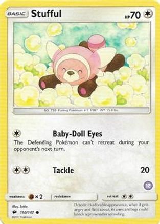 Stufful (12) SM Trainer Kit Alolan Sandslash & Alolan Ninetales - Common