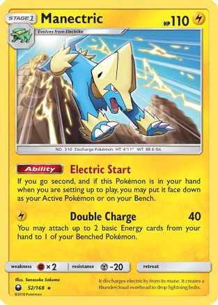 Manectric SM Celestial Storm - Rare
