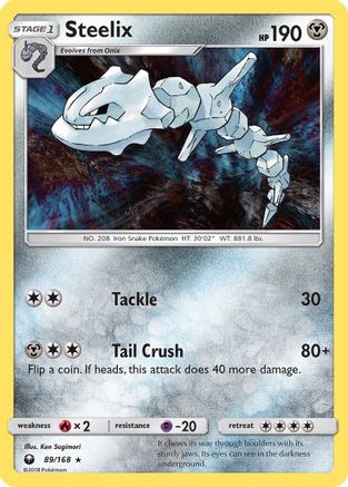 Steelix/168 - Reverse Holofoil SM Celestial Storm - Holo Rare