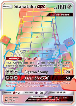 Stakataka GX (Secret) - Holofoil SM Celestial Storm - Secret Rare