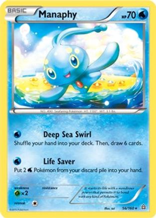Manaphy - 56/160 (Battle Arena Deck Exclusive)/160 Deck Exclusives - Rare