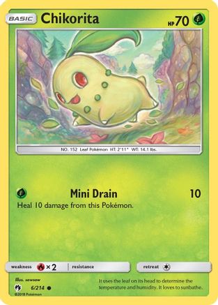 Chikorita (6) 006 SM Lost Thunder - Common