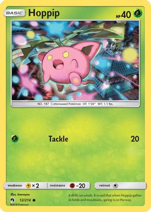 Hoppip (12) 012 SM Lost Thunder - Common