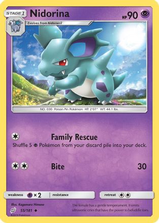 Nidorina/181 SM Team Up - Uncommon