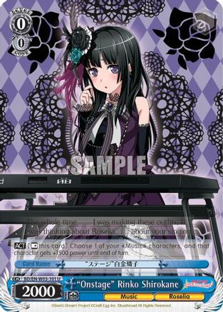 "Onstage" Rinko Shirokane (BD/EN-W03-101 U) - BanG Dream! Girls Band Party! MULTI LIVE