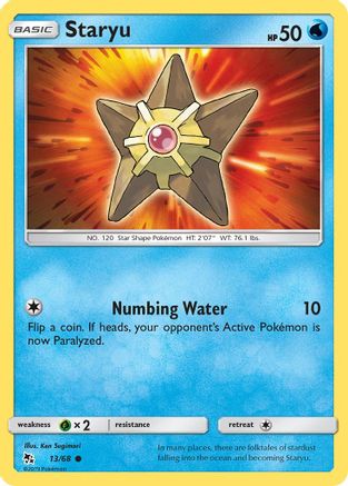 Staryu 013 Hidden Fates - Common