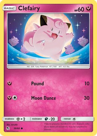 Clefairy (39) 039 Hidden Fates - Common