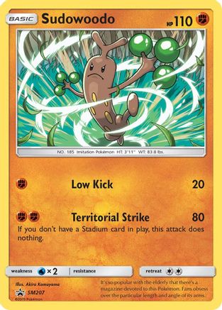 Sudowoodo SM207 - Holofoil SM Promos - Promo
