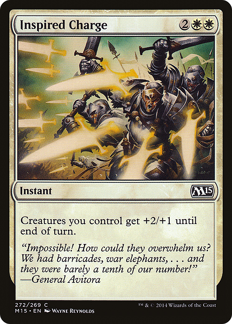 Inspired Charge (M15-272) - Magic 2015 Foil