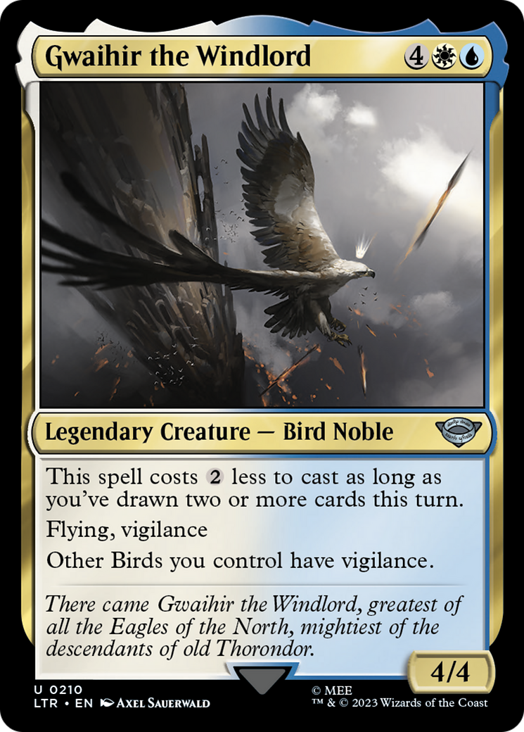 Gwaihir the Windlord (LTR-210) - The Lord of the Rings: Tales of Middle-earth Foil
