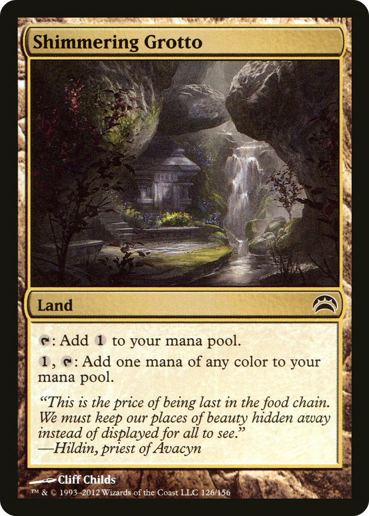 Shimmering Grotto (PC2-126) - Planechase 2012 Foil