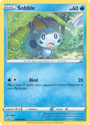 Sobble - SWSH003 - Holofoil SWSH Sword & Shield Promo Cards - Promo