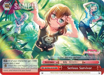 Serious Survivor (RRR) (BD/W63-E070R RRR) - BanG Dream! Girls Band Party! Vol.2