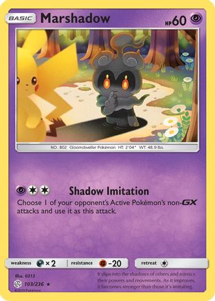 Marshadow 103 SM Cosmic Eclipse - Rare