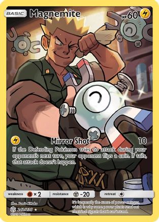 Magnemite (Secret) 242 - Holofoil SM Cosmic Eclipse - Secret Rare