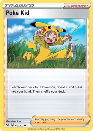 Poke Kid 173 SWSH01 Sword & Shield Base Set - Uncommon