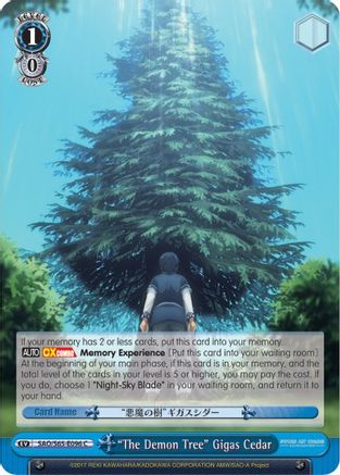 "The Demon Tree" Gigas Cedar (SAO/S65-E096 C) - Sword Art Online -Alicization-